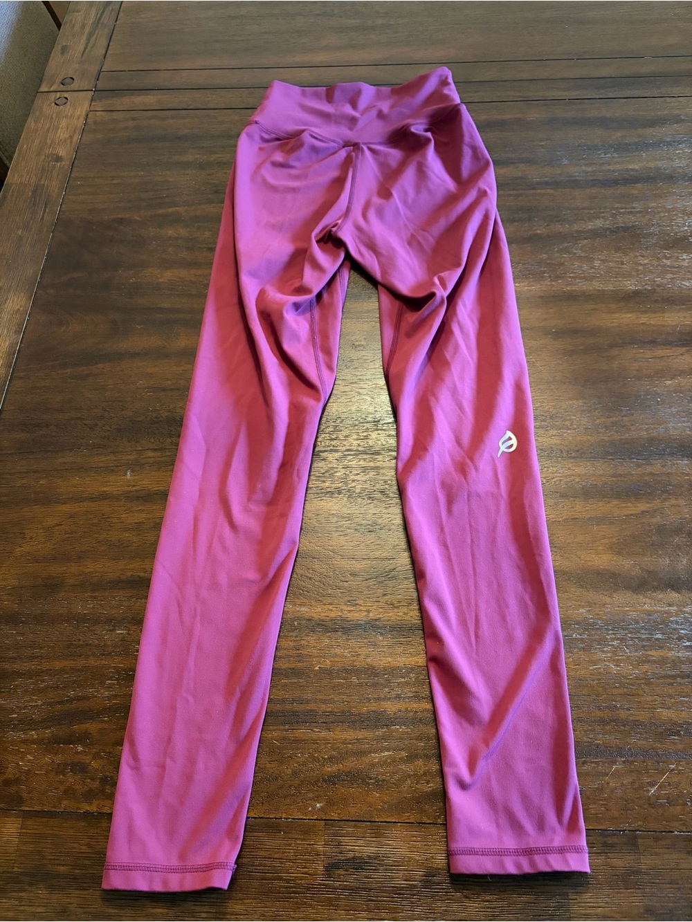 P’Tula Women’s High Rise Leggings Berry Wine Mauve Athletic Workout Yoga Pants